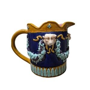 VTG Fitz And Floyd Majolica 1994 Phillipines 1 3/4 OZ 19th Centry Adaptation